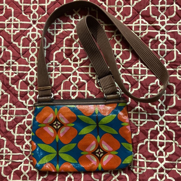 Fossil Key-Per crossbody purse. Super cute & in great shape! - Picture 9 of 9